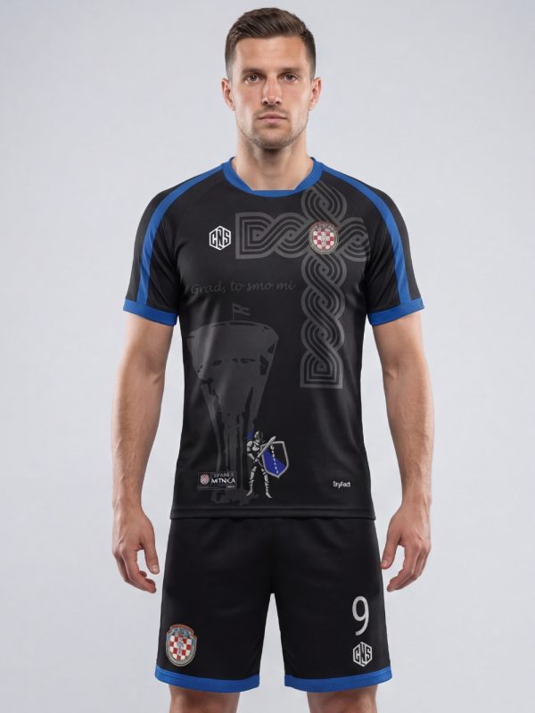 HNK Mitnica Vukovar - crni/plavi dres + hlačice