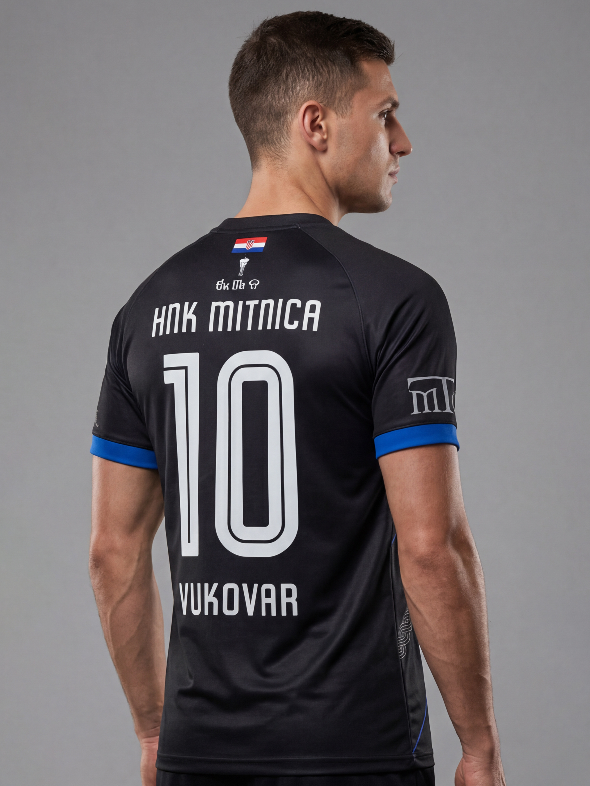 HNK Mitnica Vukovar crni dres back v2