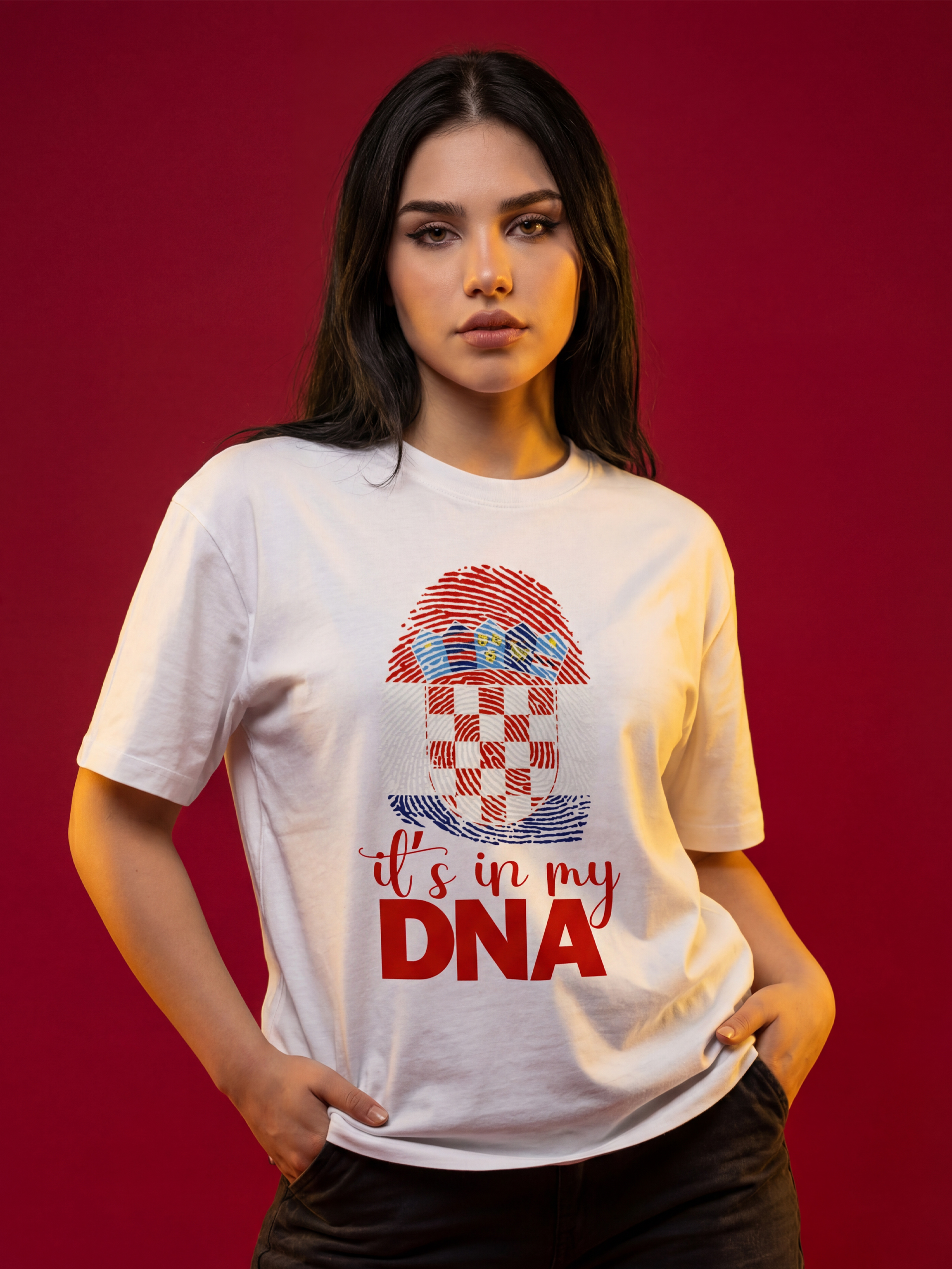 CNS white dna woman